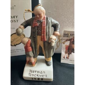 1988 Norman Rockwell Christmas Ornament " Discovery "
